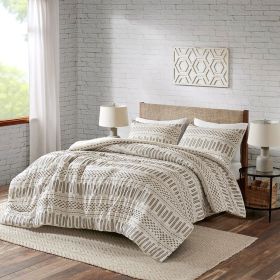 Cotton Jacquard Comforter Mini Set (Color: as Pic)